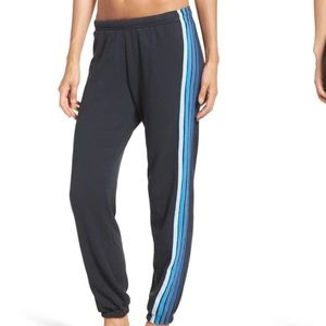 Aviator nation stripe sweatpants